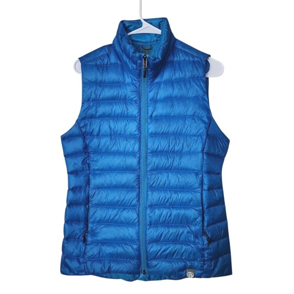 REI CO-OP Cobalt Blue Down Puffer Vest Lightweight Hiking Gorpcore M